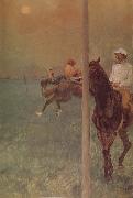 Edgar Degas Reinsman  before race Germany oil painting artist